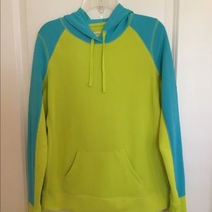 Xersion Activewear Top Womens Medium Pink Purple  Long Sleeve Hoodie